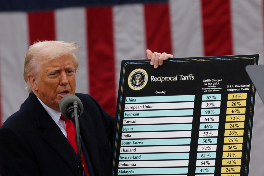 PIB dos EUA tem queda de 0,3% nos primeiros meses do mandato de Trump